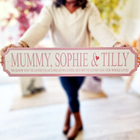 Personalised '1st Mother's Day' Street Sign Gift