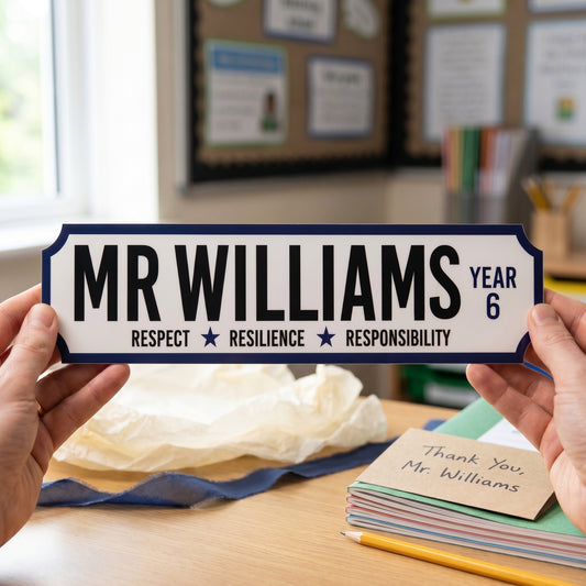 Personalised Teacher Street sign