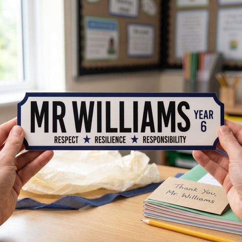 Personalised Teacher Street sign