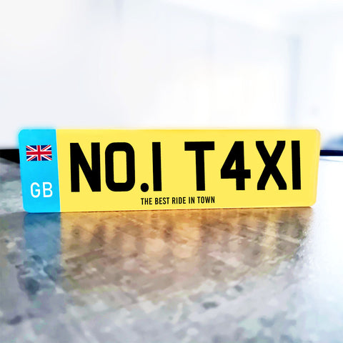 Personalised 'Dad/Grandad' Standing Acrylic Number Plate Gift