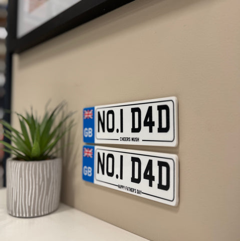 Stick Me Anywhere - Number Plate sign