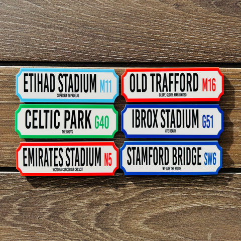 Stick Me Anywhere - Football sign