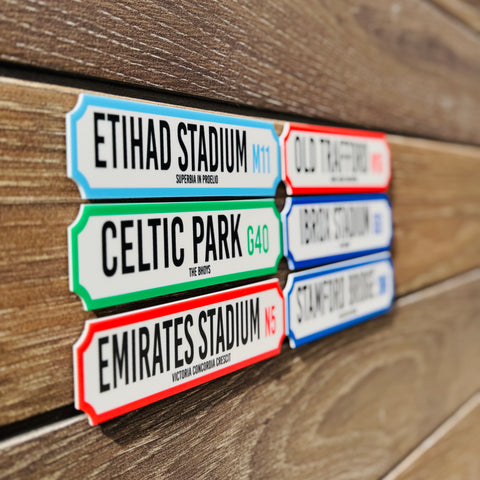 Stick Me Anywhere - Football sign