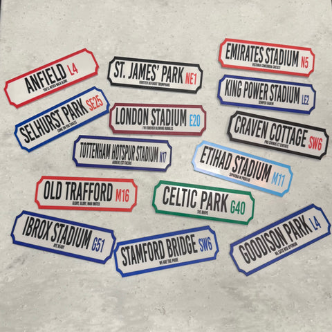 Stick Me Anywhere - Football sign