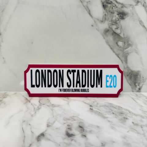 Stick Me Anywhere - Football sign