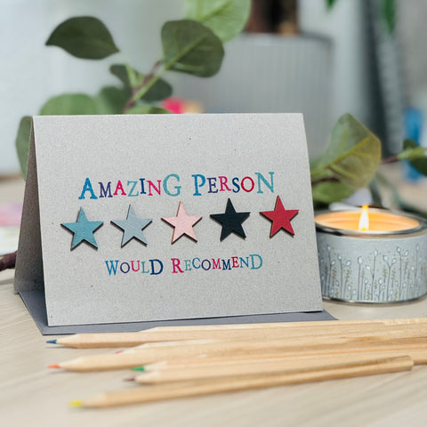 Porcelain Matchbox Message Star - Thanks teacher