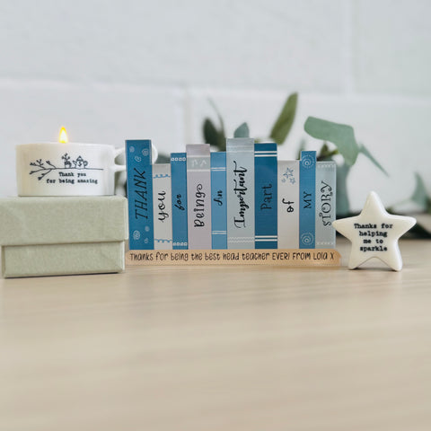 Personalised Teacher Bookshelf Bundle