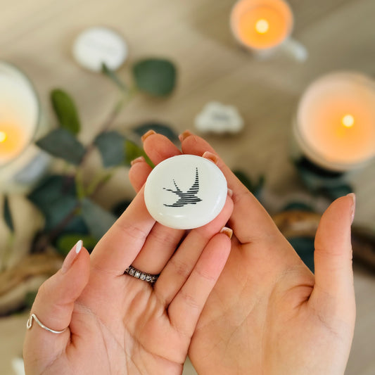 Porcelain 'You can do it' Pebble