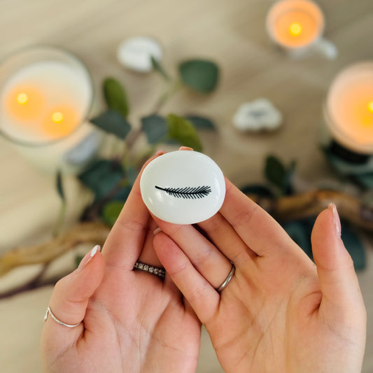 Porcelain 'You are loved ' Pebble