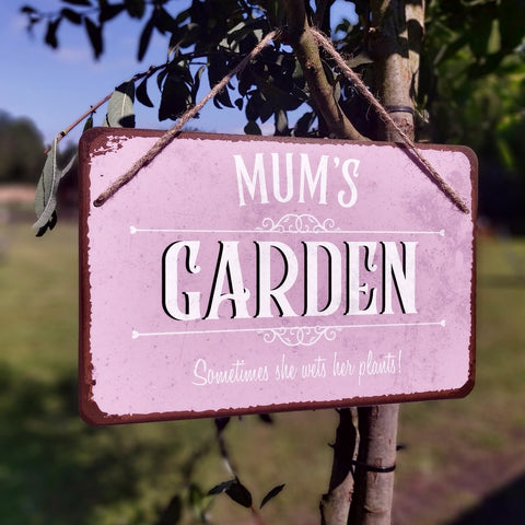 Personalised 'Garden' Hanging Sign Gift