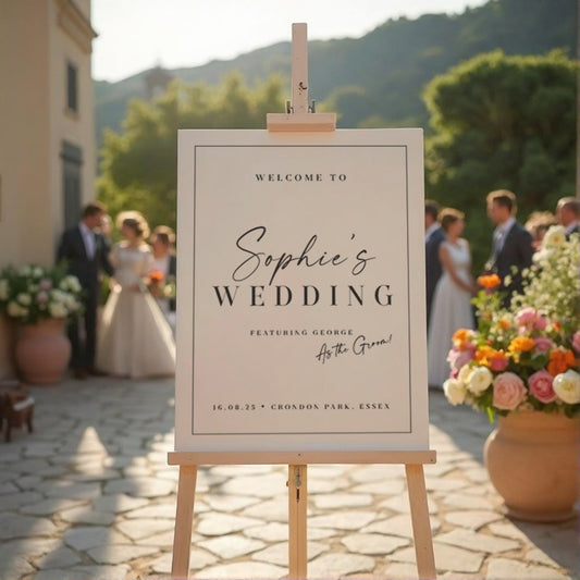 Tuscany Wedding 'Featuring The Groom' Board
