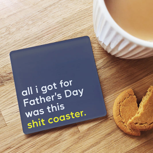 Personalised 'Sh*t' Coaster Gift