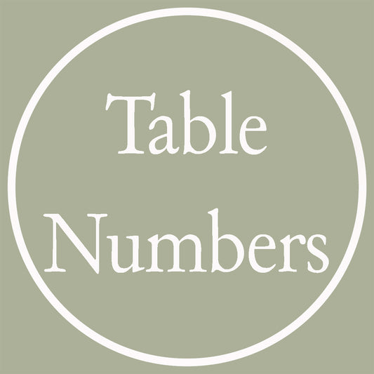 (+£10) 15 Tables (Table Plan)