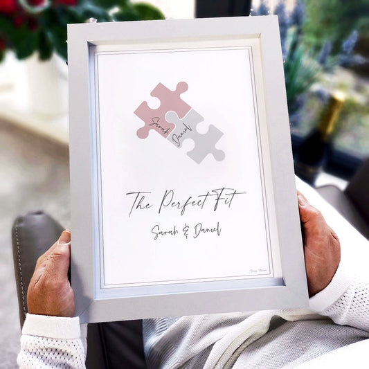 "The Perfect Fit" personalised A4 print