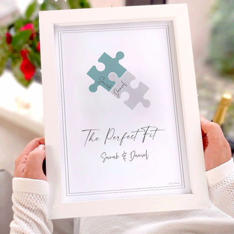 "The Perfect Fit" personalised A4 print