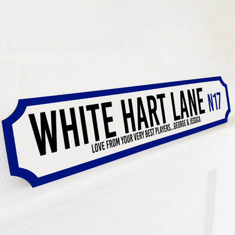 Personalised Football Stadium Street Sign Gift