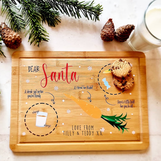 Personalised Santa Treat Board Gift