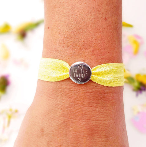 You Got This Personalised Stretch Bracelet