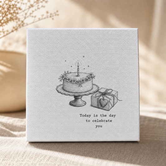 Today is the day to celebrate you Daisy Maison cake gift box