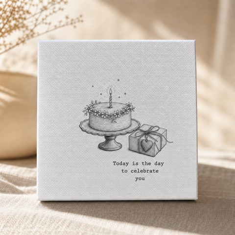 Today is the day to celebrate you Daisy Maison cake gift box