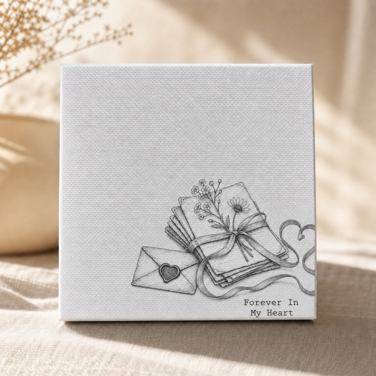 Forever in my heart letters keepsake Daisy Maison gift box