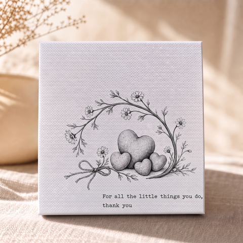 Personalised Sister Pebble Hanging Heart Gift