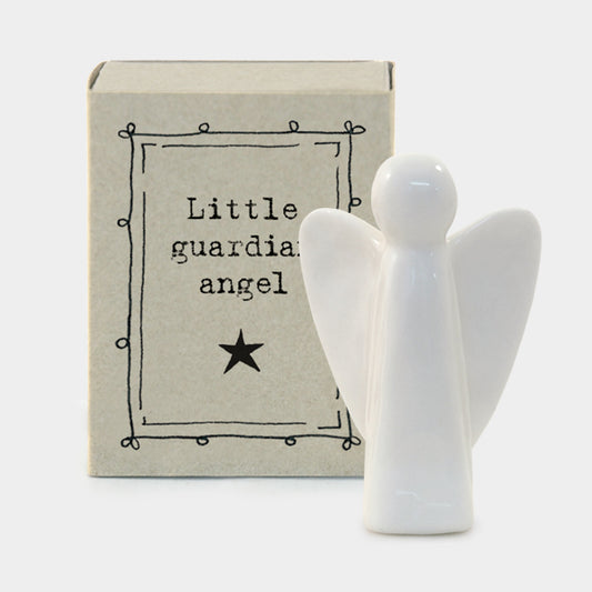 Porcelain Matchbox Message - Little Guardian Angel