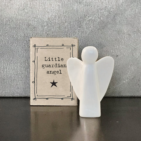 Porcelain Matchbox Message - Little Guardian Angel