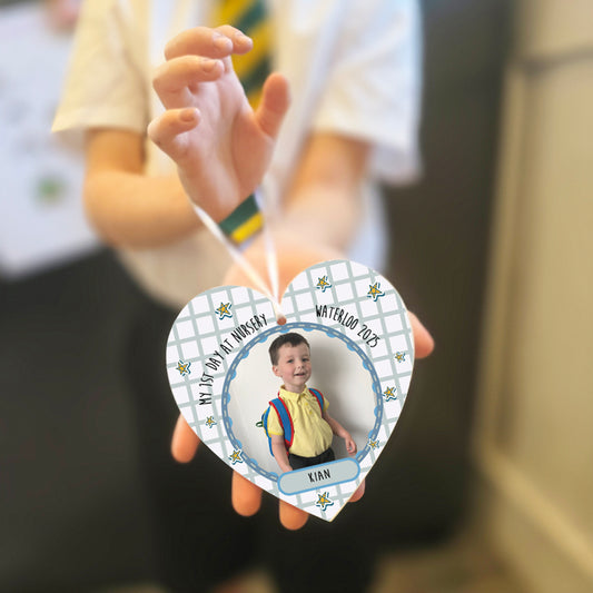 Personalised First Day of School Picture Hanging Decoration