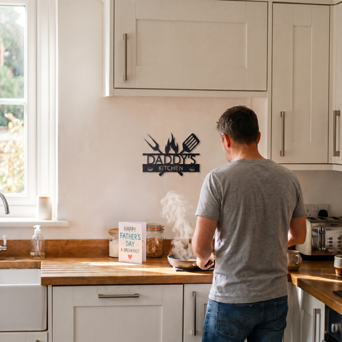 Personalised Laser Cut BBQ Sign + (Free Gift Box included!)