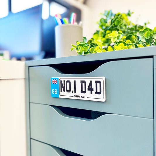 Stick Me Anywhere - Number Plate sign