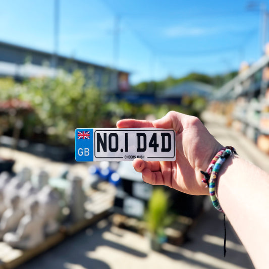 Stick Me Anywhere - Number Plate sign