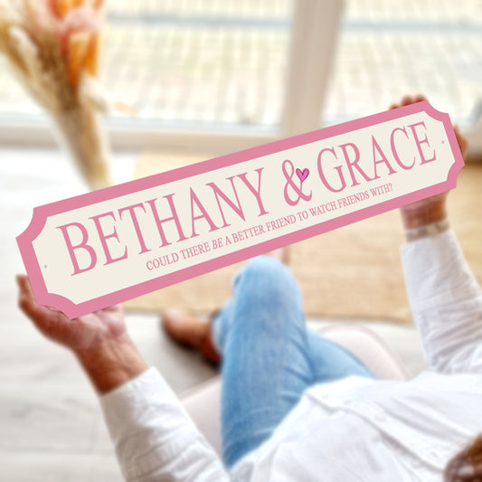 Personalised 'My GALentine' Street Sign Gift