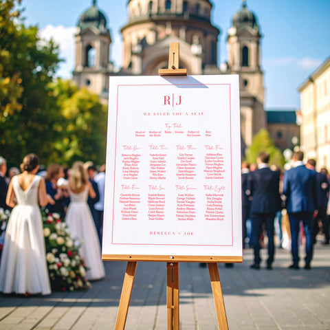 Wedding Table Plan Tuscany