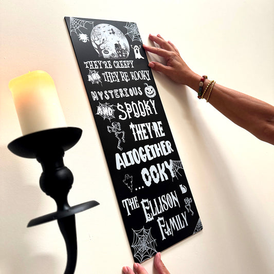 Spooky Kooky Sign