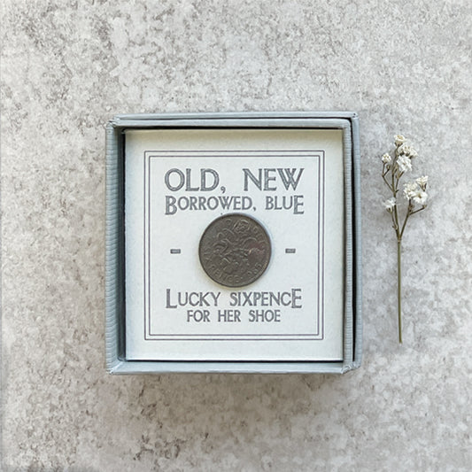 Lucky Sixpence (Boxed) - Old, New, Borrowed, Blue